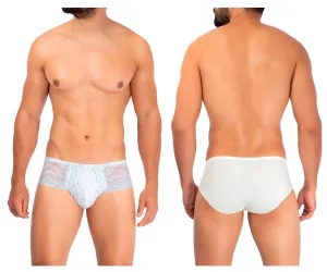 Clothing_Hawair_Mens Underwear HAWAI 42156 Solid Lace Briefs Color Vanilla