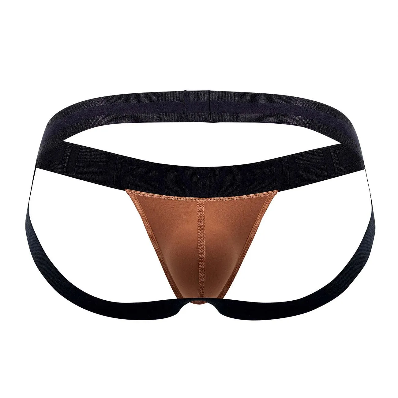 Bekleidung_Hawair_Herrenunterwäsche HAWAI 42166 Unifarbener Mikrofaser-Jockstrap Farbe Bernstein