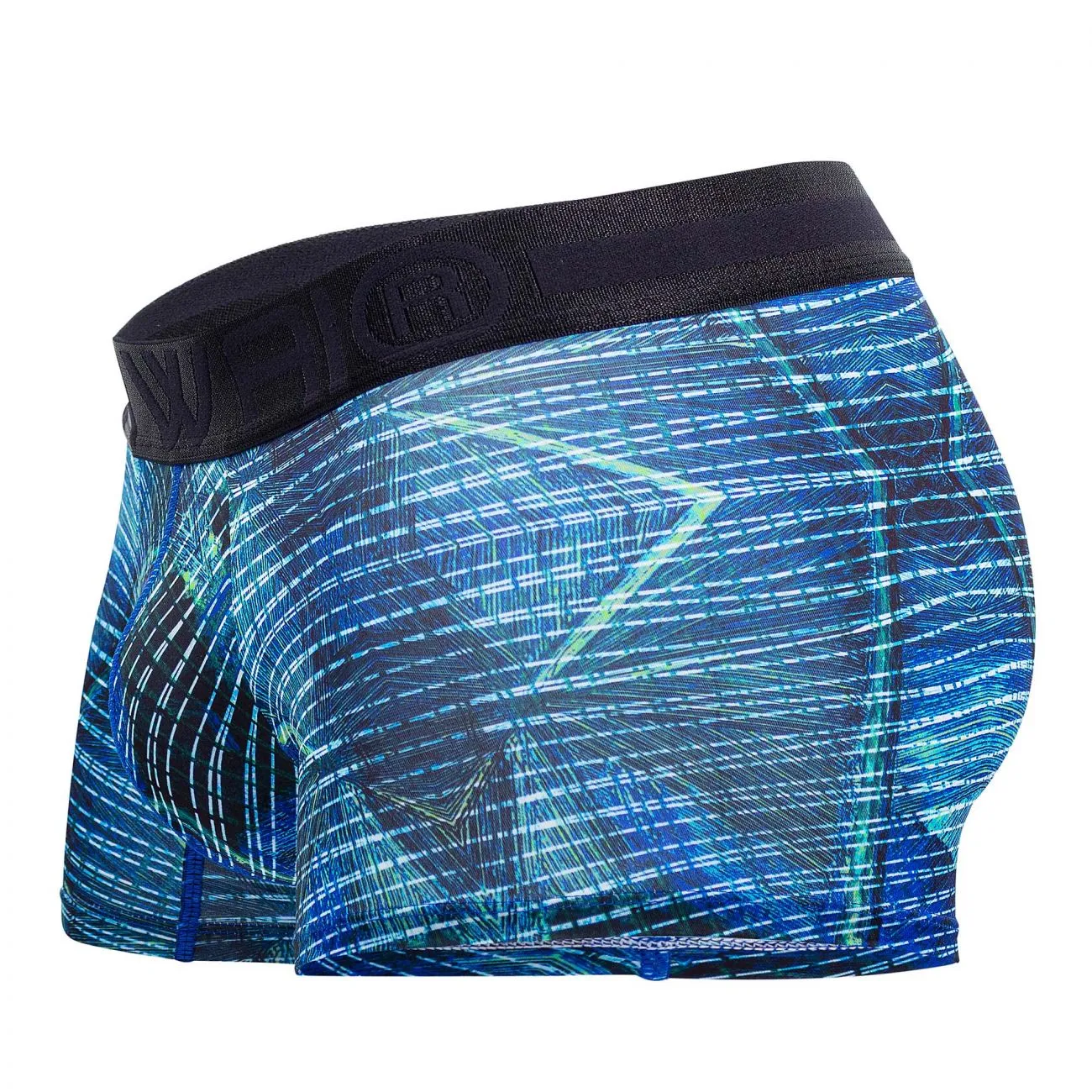 Bekleidung_Hawair_Herrenunterwäsche HAWAI 42173 Bedruckte Mikrofaser-Boxershorts Farbe Königsblau