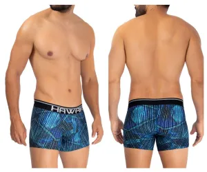 Clothing_Hawair_Mens Underwear HAWAI 42173 Printed Microfiber Trunks Color Royal Blue