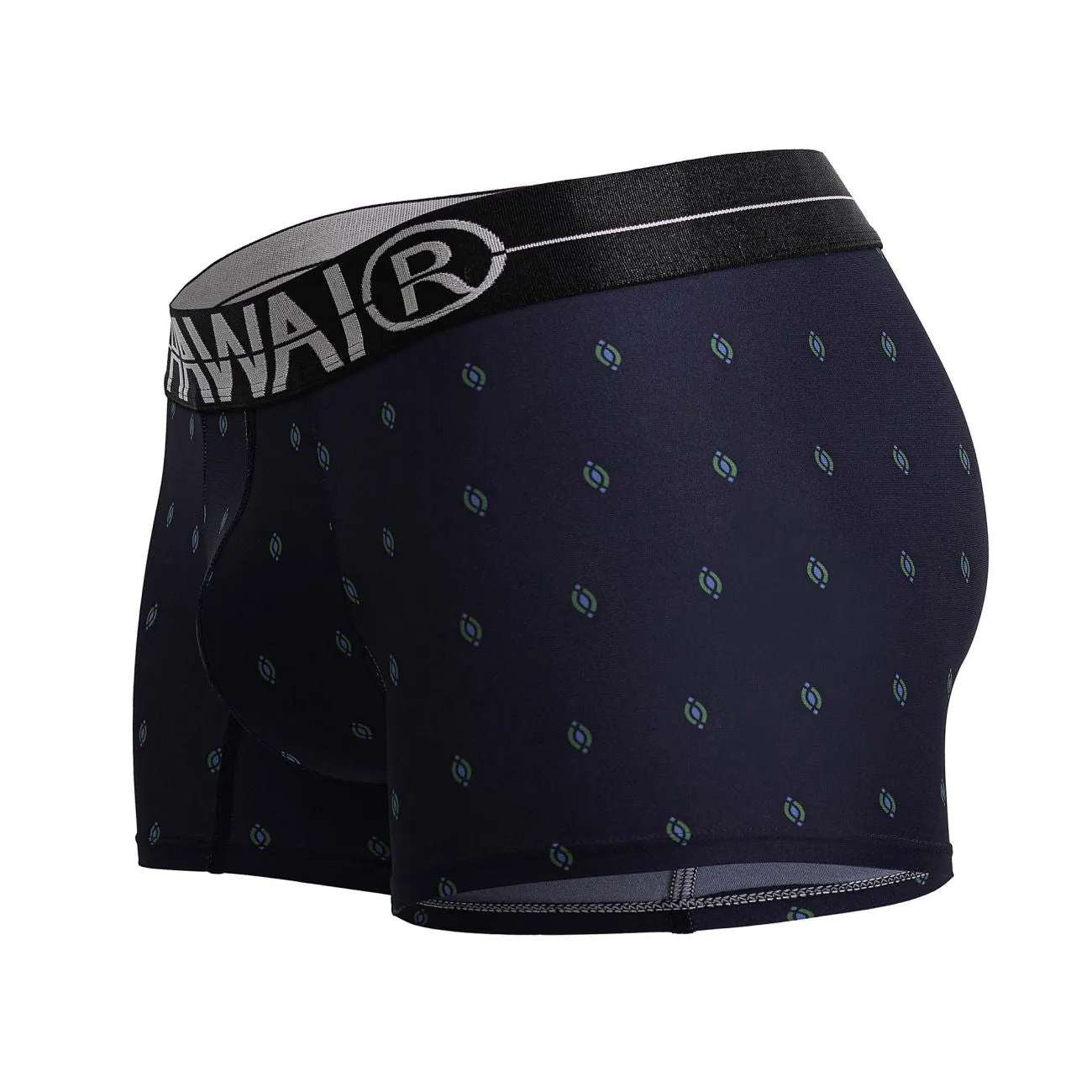 Bekleidung_Hawair_Herrenunterwäsche HAWAIR 42520 Bedruckte Mikrofaser-Boxershorts Farbe Dunkelblau