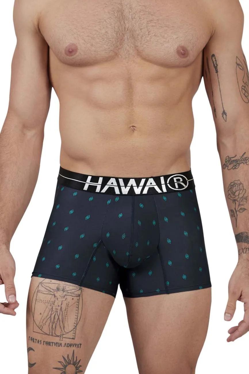 Bekleidung_Hawair_Herrenunterwäsche HAWAIR 42520 Bedruckte Mikrofaser-Boxershorts Farbe Dunkelblau