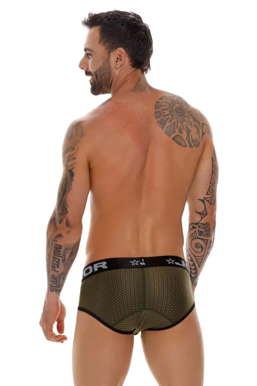 Bekleidung_Jor_Herrenunterwäsche JOR 1635 Elektro-Slip Farbe Grün
