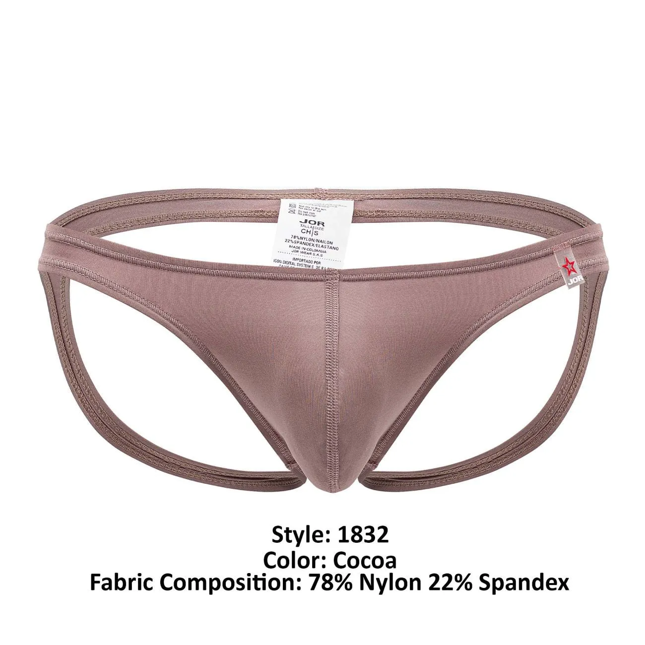 Bekleidung_Jor_Herrenunterwäsche JOR 1832 Kioto Jockstrap Farbe Kakao