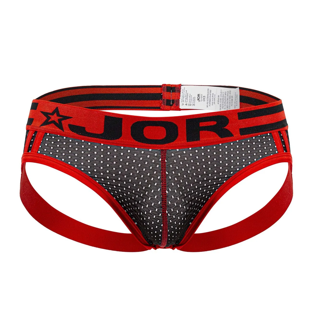 Bekleidung_Jor_Herrenunterwäsche JOR 1842 Nitro-Jockstrap Farbe Schwarz