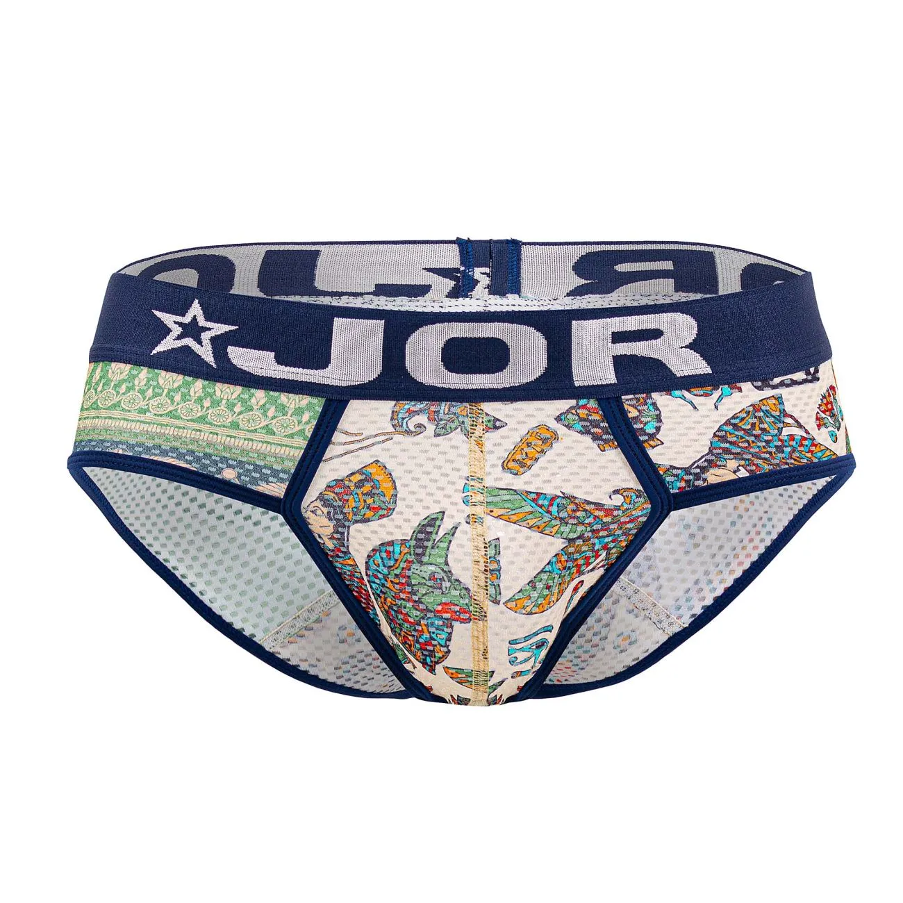 Bekleidung_Jor_Herrenunterwäsche JOR 1876 Kairo Slips Farbig Bedruckt