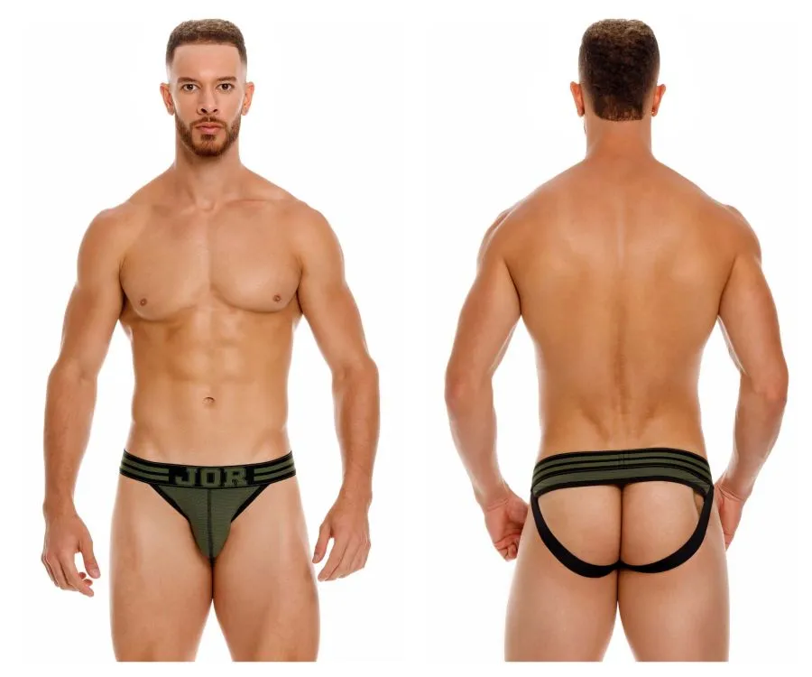 Bekleidung_Jor_Herrenunterwäsche JOR 1946 College Jockstrap Farbe Grün