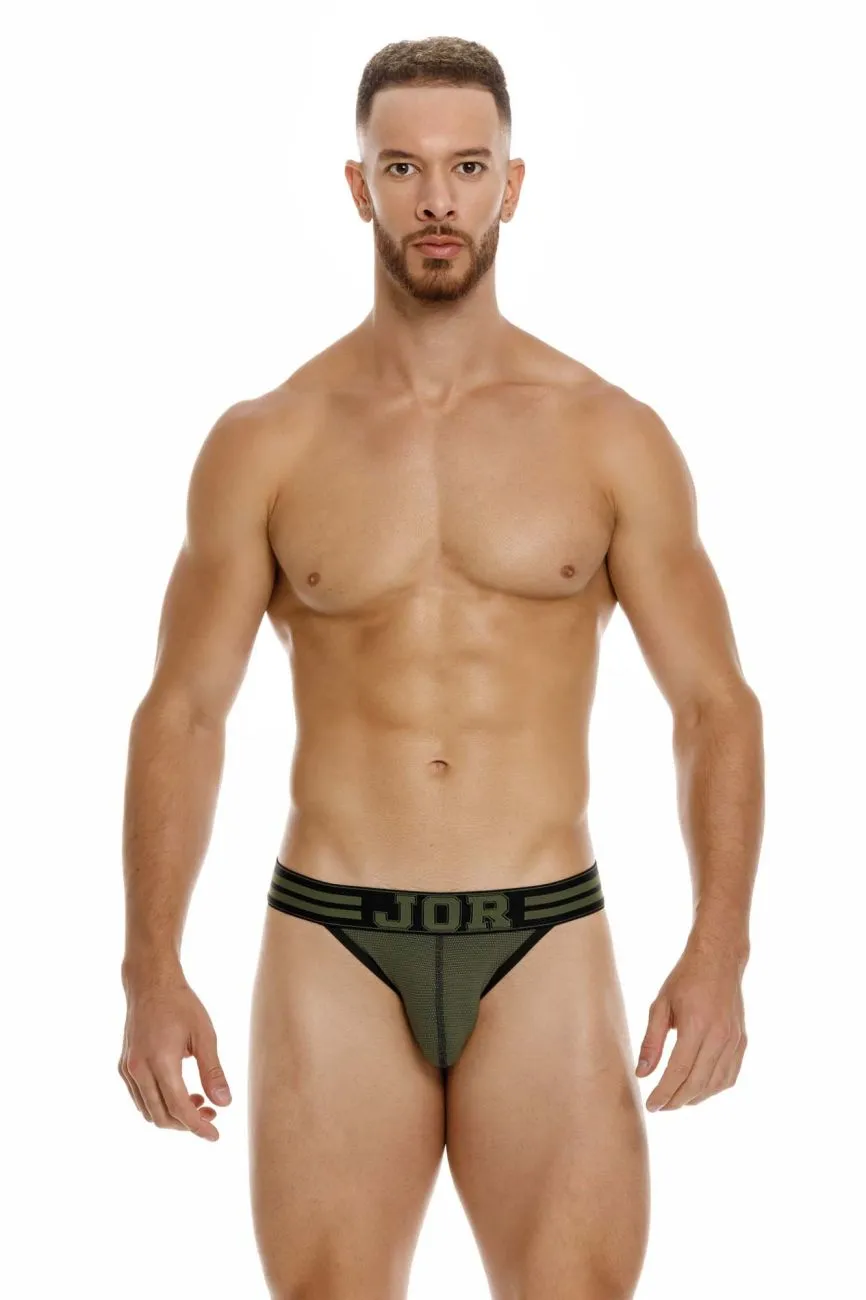 Bekleidung_Jor_Herrenunterwäsche JOR 1946 College Jockstrap Farbe Grün