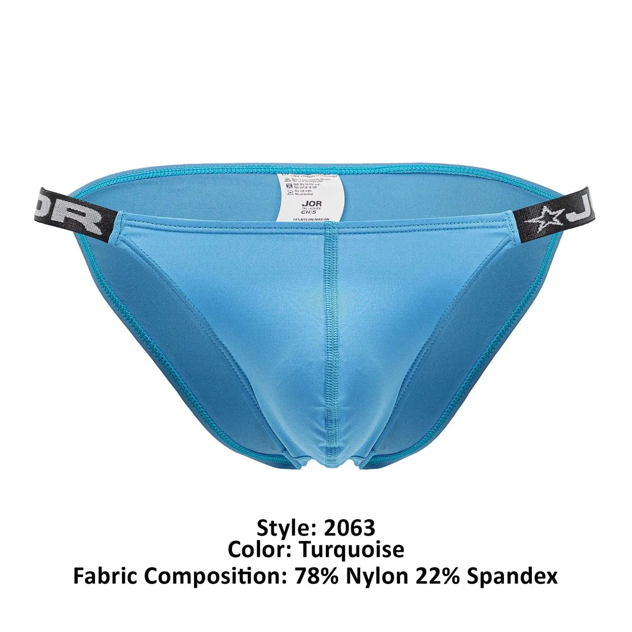 Bekleidung_Jor_Herrenunterwäsche JOR 2063 Eros Bikini Farbe Türkis