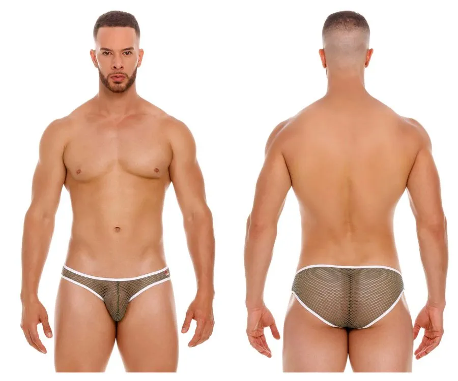 Bekleidung_Jor_Herrenunterwäsche JOR 2074 Insel-Bikini Farbe Grün