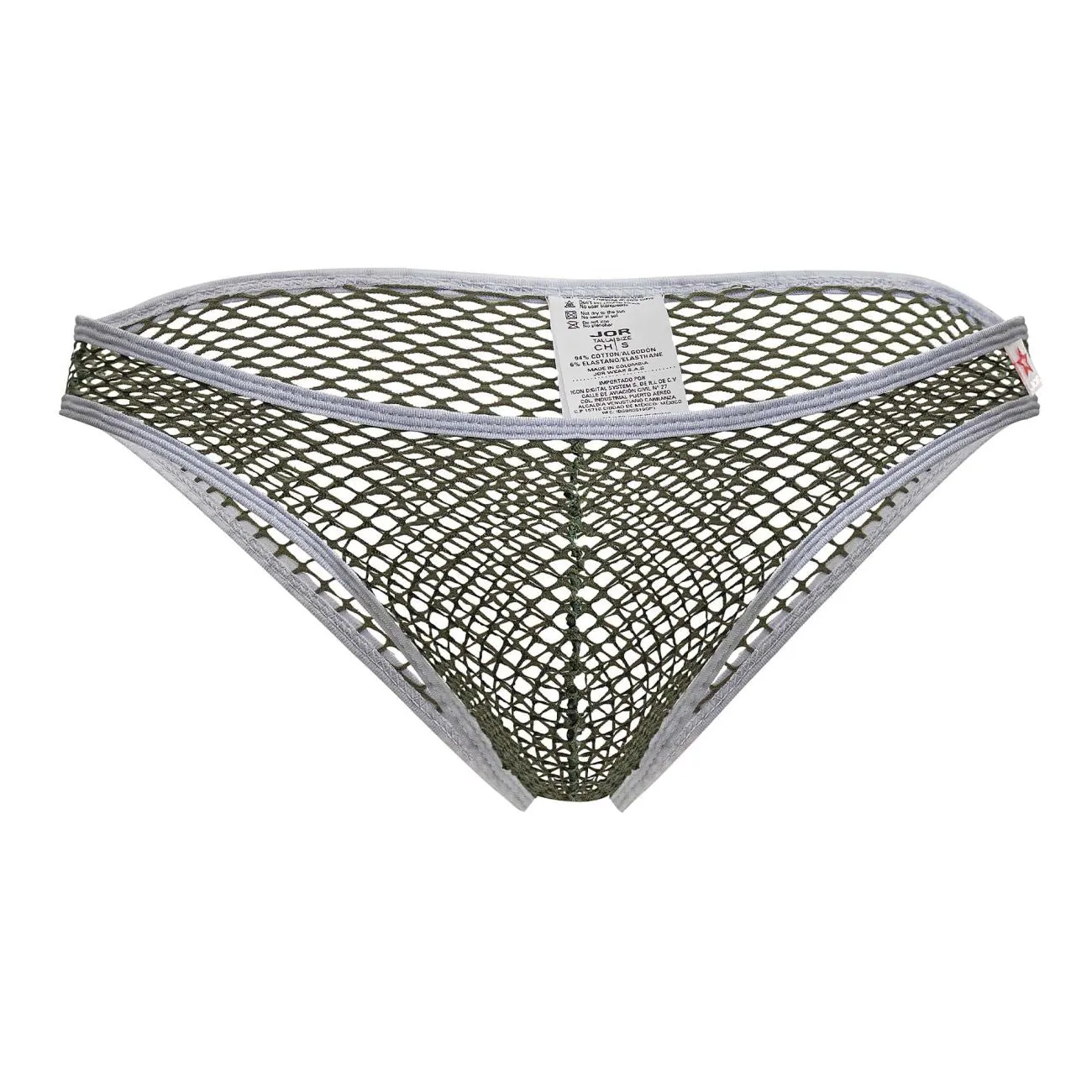 Bekleidung_Jor_Herrenunterwäsche JOR 2074 Insel-Bikini Farbe Grün