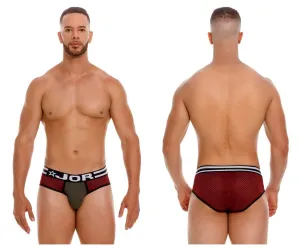 Clothing_Jor_Mens Underwear JOR 2077 Army Briefs Color Wine