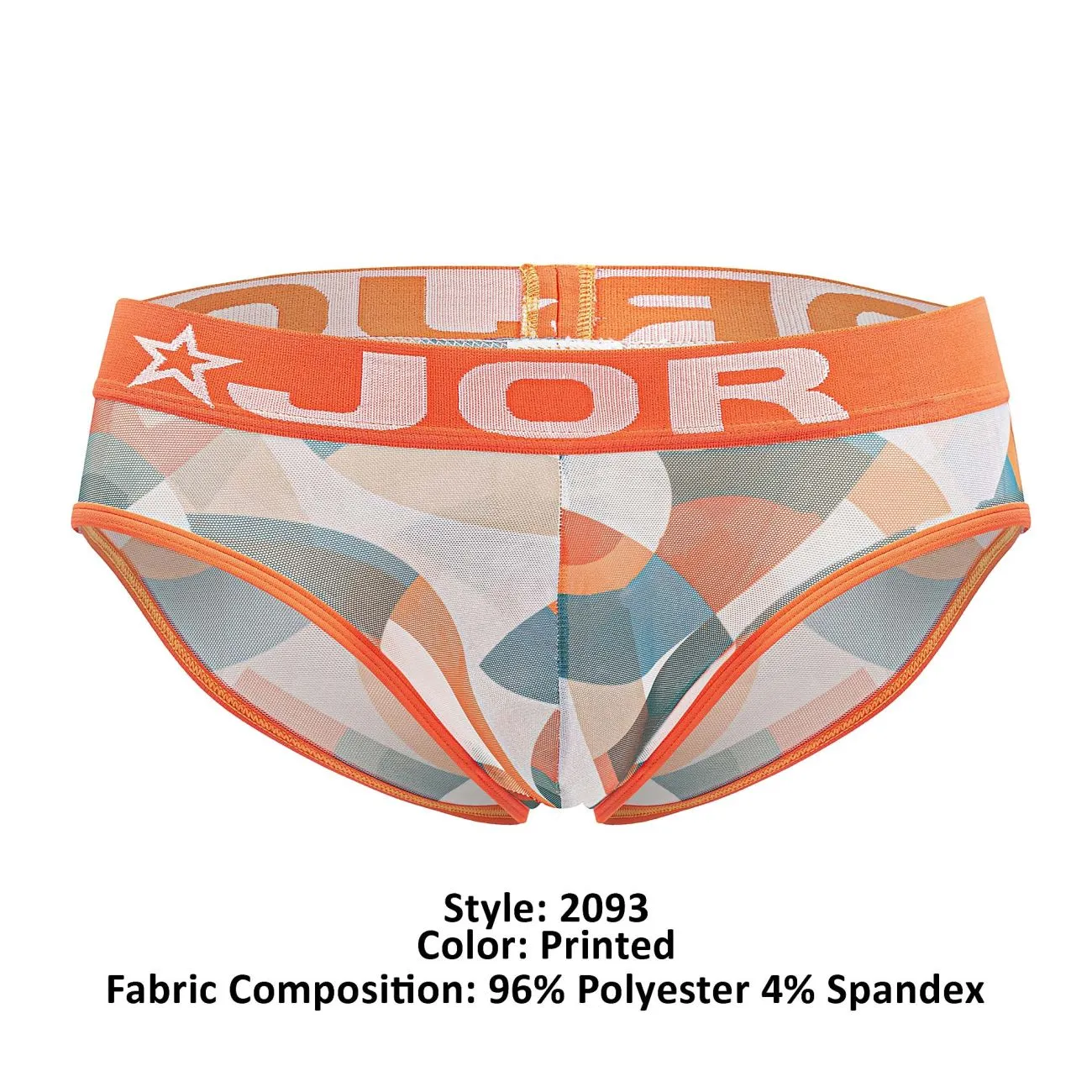 Bekleidung_Jor_Herrenunterwäsche JOR 2093 Boreal Bikini Farbig Bedruckt