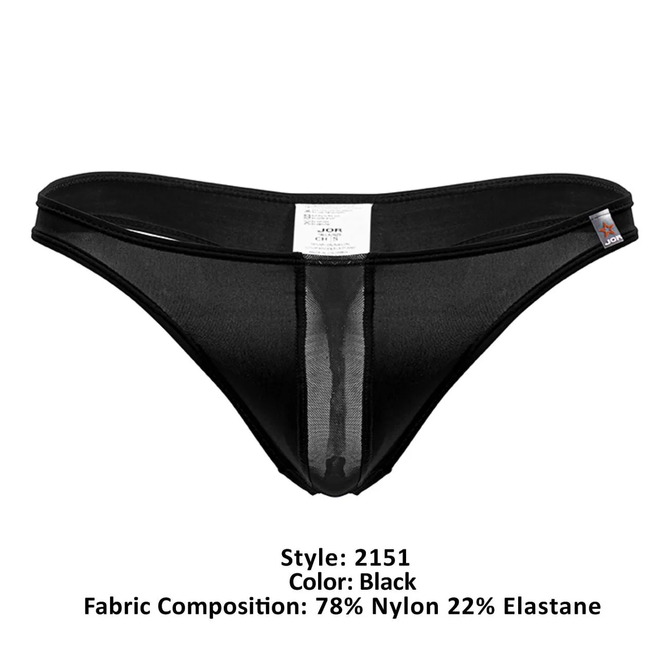 Bekleidung_Jor_Herrenunterwäsche JOR 2151 Apolo Tangas Farbe Schwarz