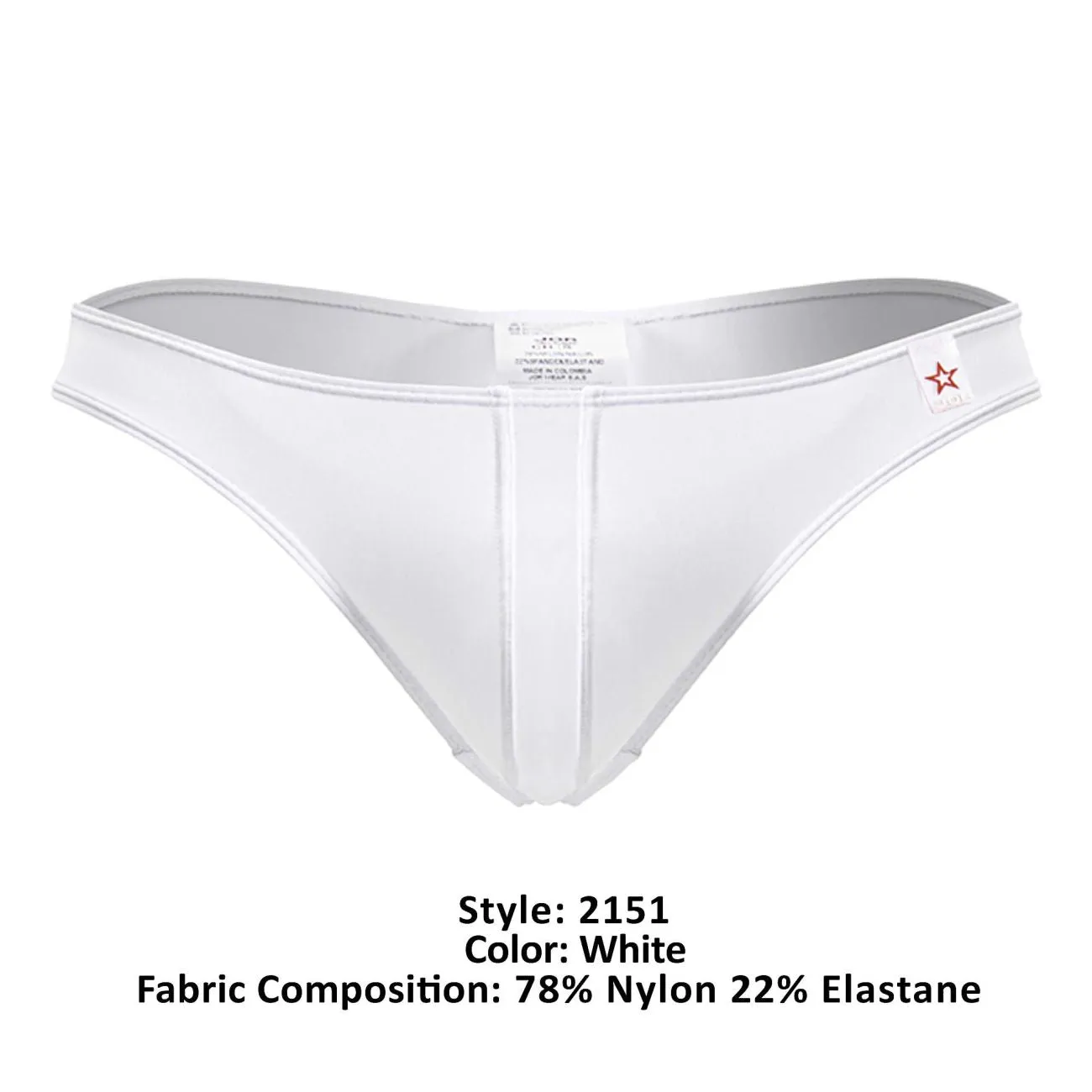Bekleidung_Jor_Herrenunterwäsche JOR 2151 Apolo Tangas Farbe Weiß