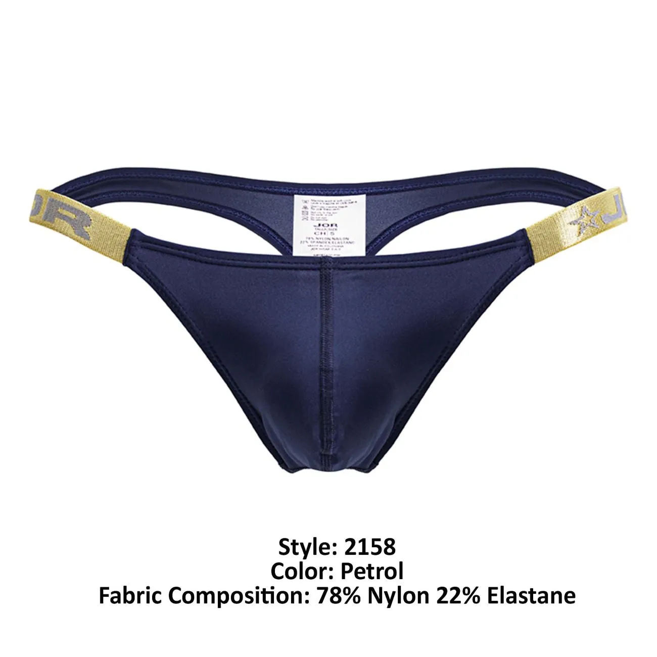 Bekleidung_Jor_Herrenunterwäsche JOR 2158 Eros Tangas Farbe Petrol