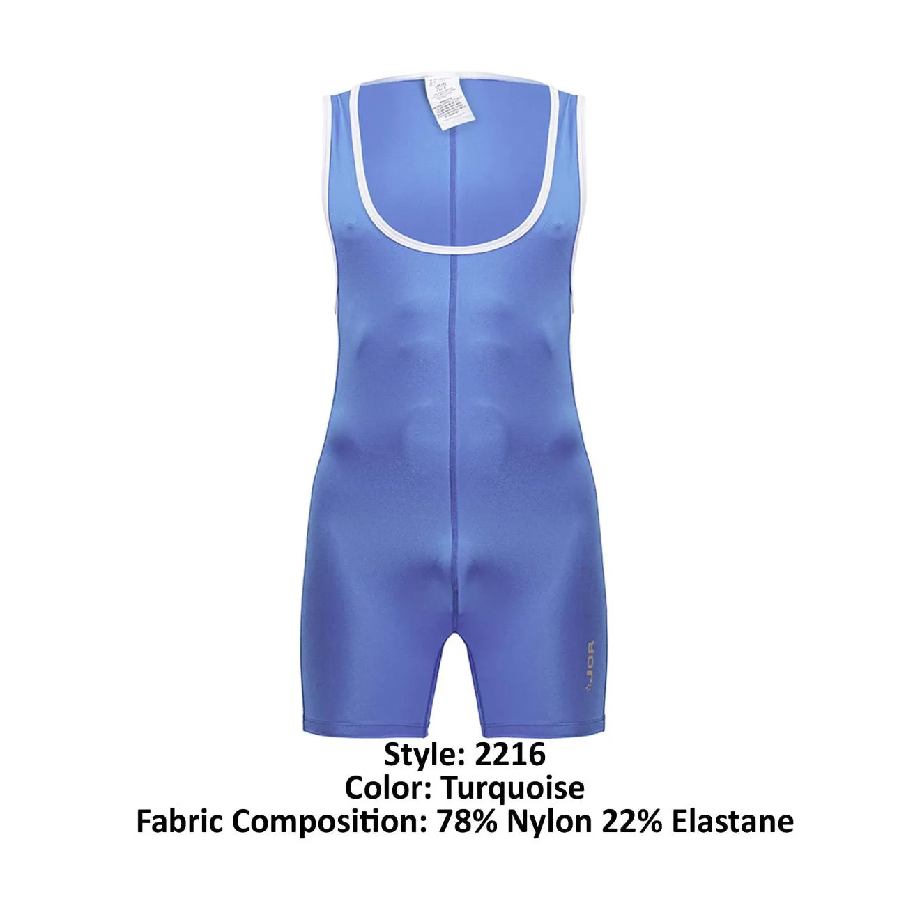 Bekleidung_Jor_Herrenunterwäsche JOR 2216 Fighter Bodysuit Farbe Türkis