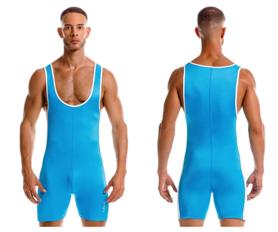 Bekleidung_Jor_Herrenunterwäsche JOR 2216 Fighter Bodysuit Farbe Türkis