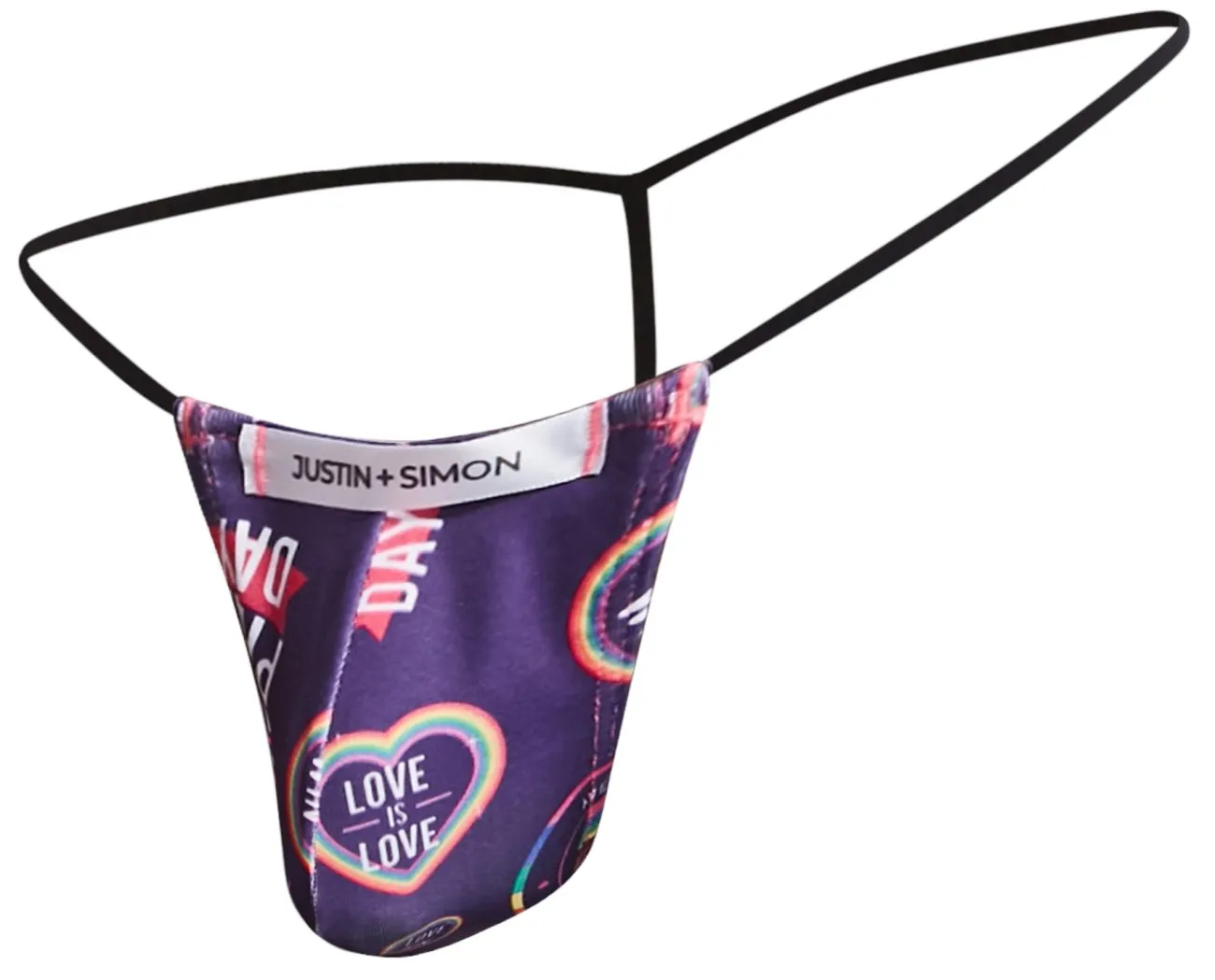 Kleidung_Justin   Simon_Herrenunterwäsche JUSTIN SIMON XSJ02 Klassischer G-String Farbe Pride