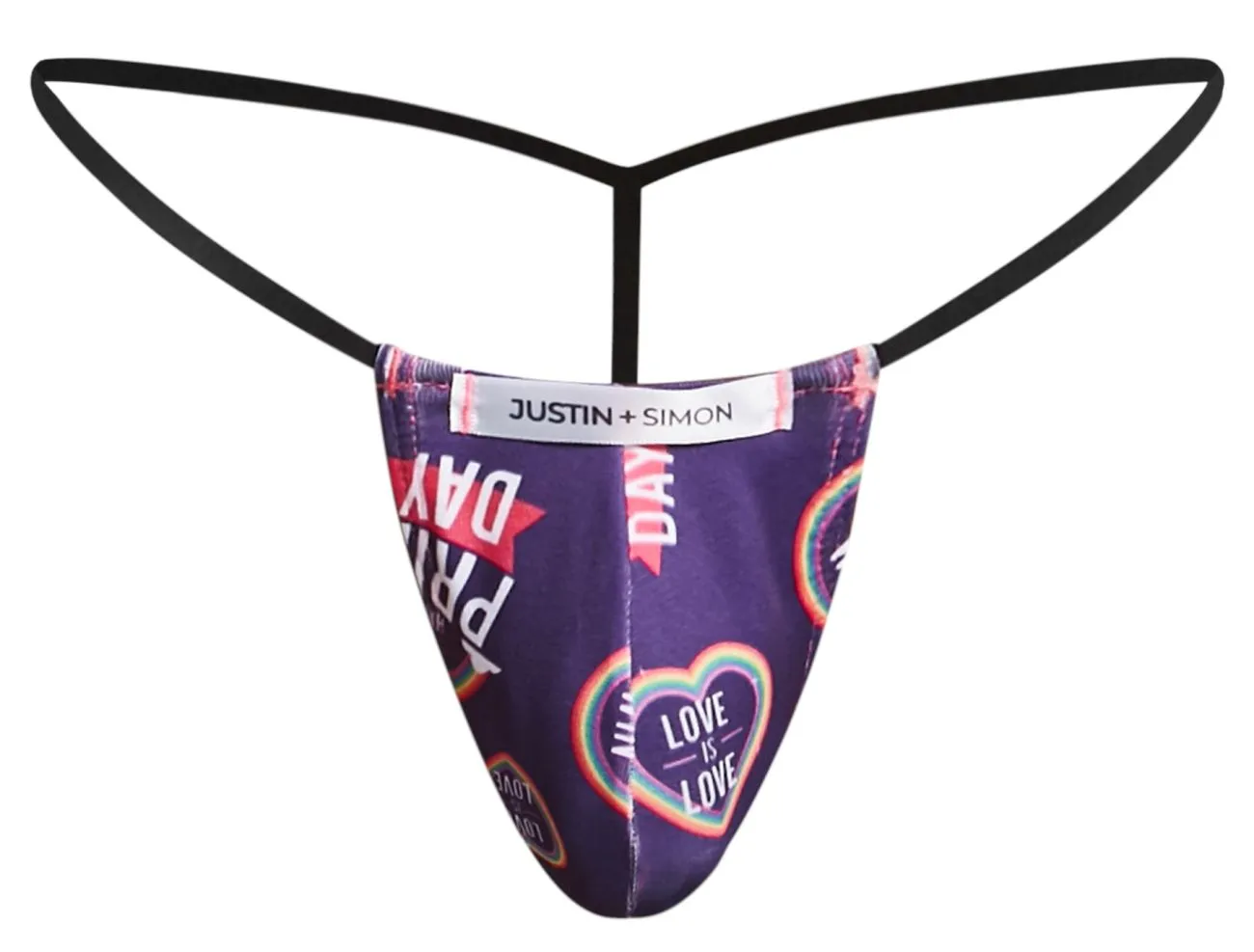 Kleidung_Justin   Simon_Herrenunterwäsche JUSTIN SIMON XSJ02 Klassischer G-String Farbe Pride