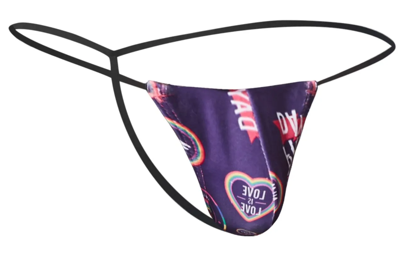 Kleidung_Justin   Simon_Herrenunterwäsche JUSTIN SIMON XSJ02 Klassischer G-String Farbe Pride