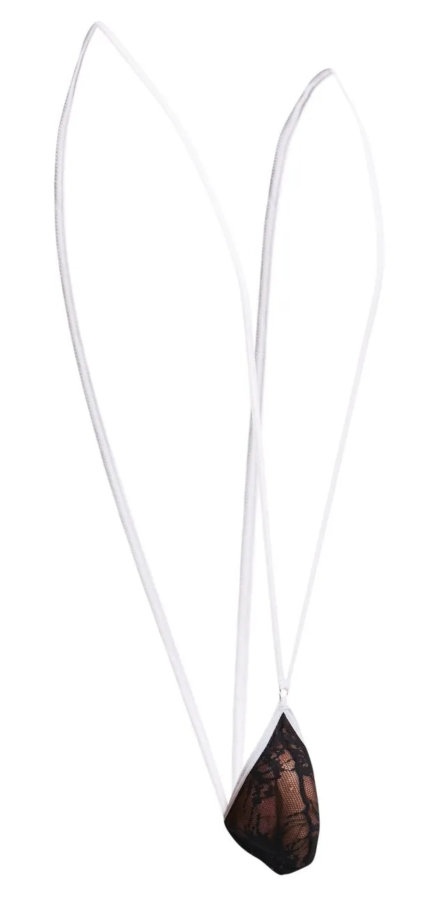 Bekleidung_Justin   Simon_Herrenunterwäsche JUSTIN SIMON XSJ04 Sling Farbe Schwarz Spitze
