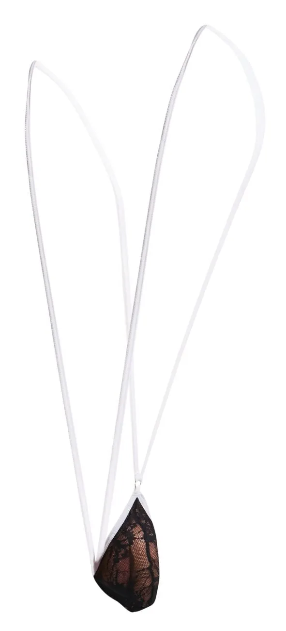 Bekleidung_Justin   Simon_Herrenunterwäsche JUSTIN SIMON XSJ04 Sling Farbe Schwarz Spitze