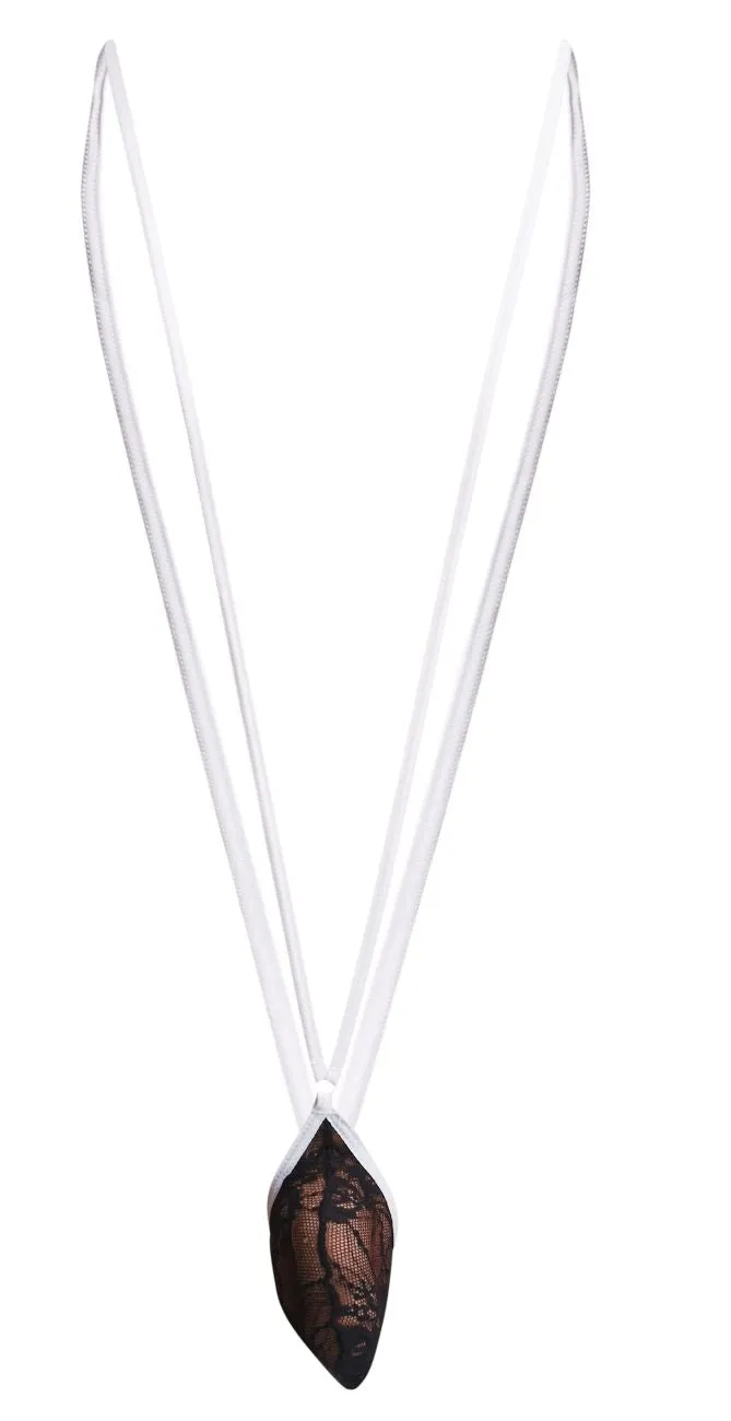 Bekleidung_Justin   Simon_Herrenunterwäsche JUSTIN SIMON XSJ04 Sling Farbe Schwarz Spitze