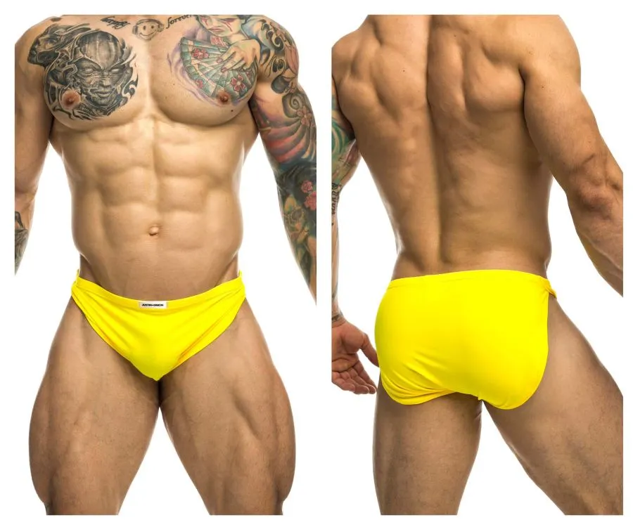 Kleidung_Justin   Simon_Herrenunterwäsche JUSTIN SIMON XSJ09 Laufshorts Farbe Gelb