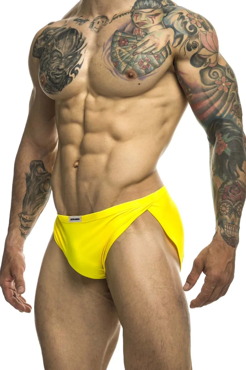 Kleidung_Justin   Simon_Herrenunterwäsche JUSTIN SIMON XSJ09 Laufshorts Farbe Gelb