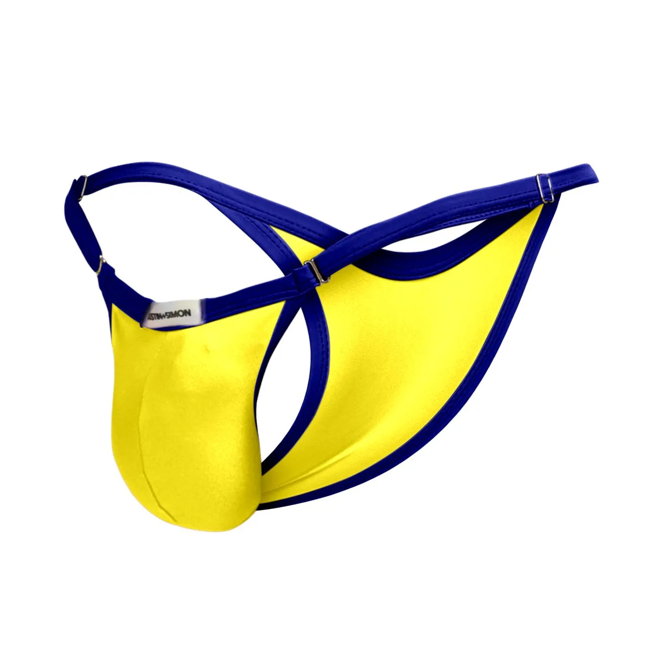 Kleidung_Justin   Simon_Herrenunterwäsche JUSTIN SIMON XSJ12 Bikini Einfarbig Gelb
