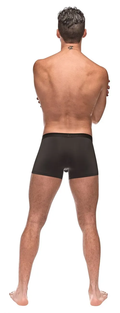 Bekleidung_Herren Power_Herrenunterwäsche Male Power 183-262 Privater Bildschirm Fischmuster Shorts Farbe Schwarz