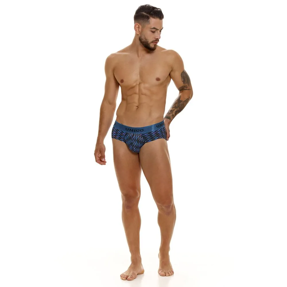Bekleidung_Mundo Unico_Herrenunterwäsche Unico 23080101121 Filament-Slip Farbe 46-Blau