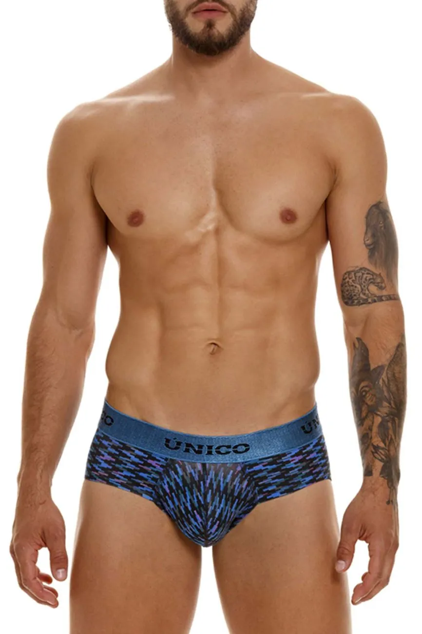 Bekleidung_Mundo Unico_Herrenunterwäsche Unico 23080101121 Filament-Slip Farbe 46-Blau