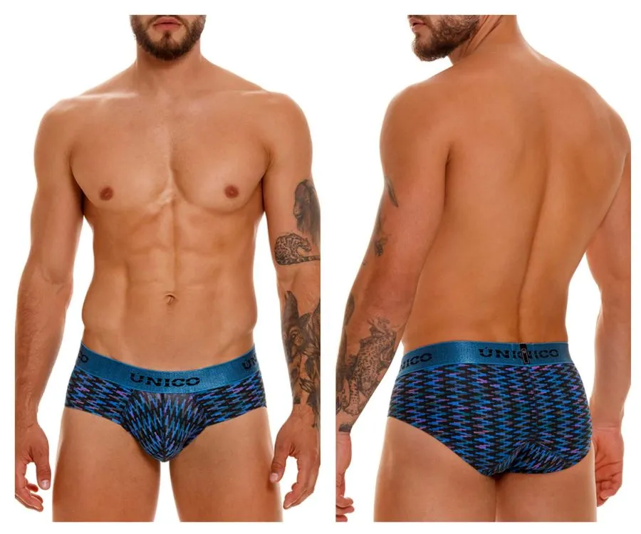 Bekleidung_Mundo Unico_Herrenunterwäsche Unico 23080101121 Filament-Slip Farbe 46-Blau