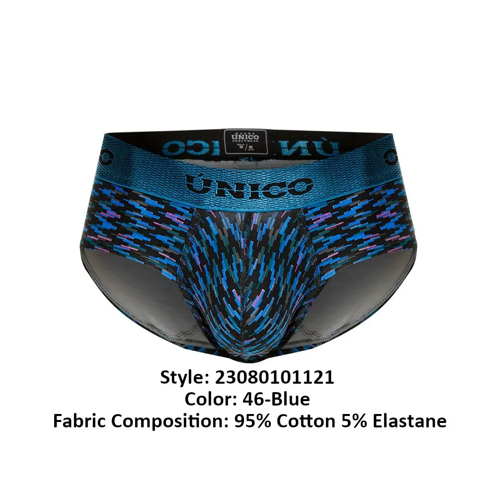 Bekleidung_Mundo Unico_Herrenunterwäsche Unico 23080101121 Filament-Slip Farbe 46-Blau