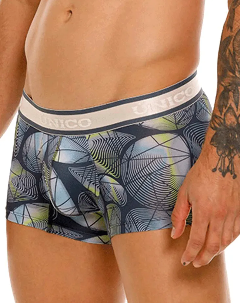 Bekleidung_Mundo Unico_Herrenunterwäsche Unico 24100100103 Strahlende Boxershorts 59-grau