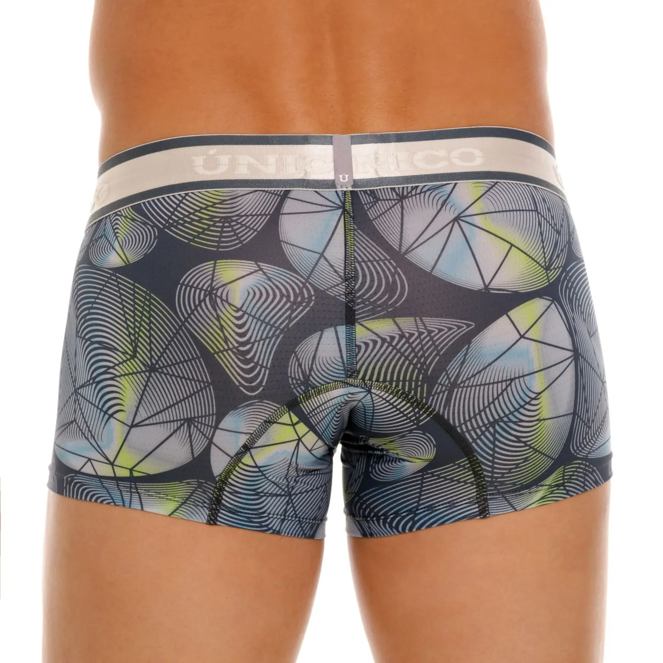Bekleidung_Mundo Unico_Herrenunterwäsche Unico 24100100103 Strahlende Boxershorts Farbe 59-Grau