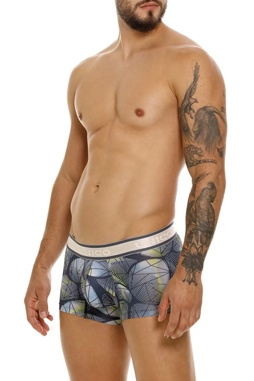 Bekleidung_Mundo Unico_Herrenunterwäsche Unico 24100100103 Strahlende Boxershorts Farbe 59-Grau