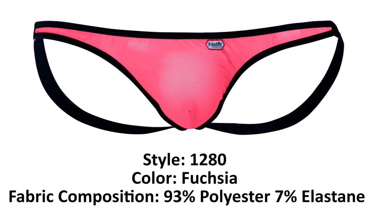 Bekleidung_Pikante_Herrenunterwäsche Pikante PIK 1280 Sonar Jockstrap Farbe Fuchsia