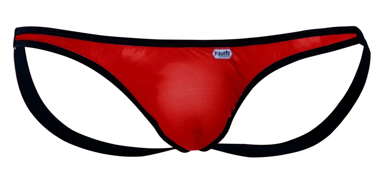 Bekleidung_Pikante_Herrenunterwäsche Pikante PIK 1280 Sonar Jockstrap Farbe Rot