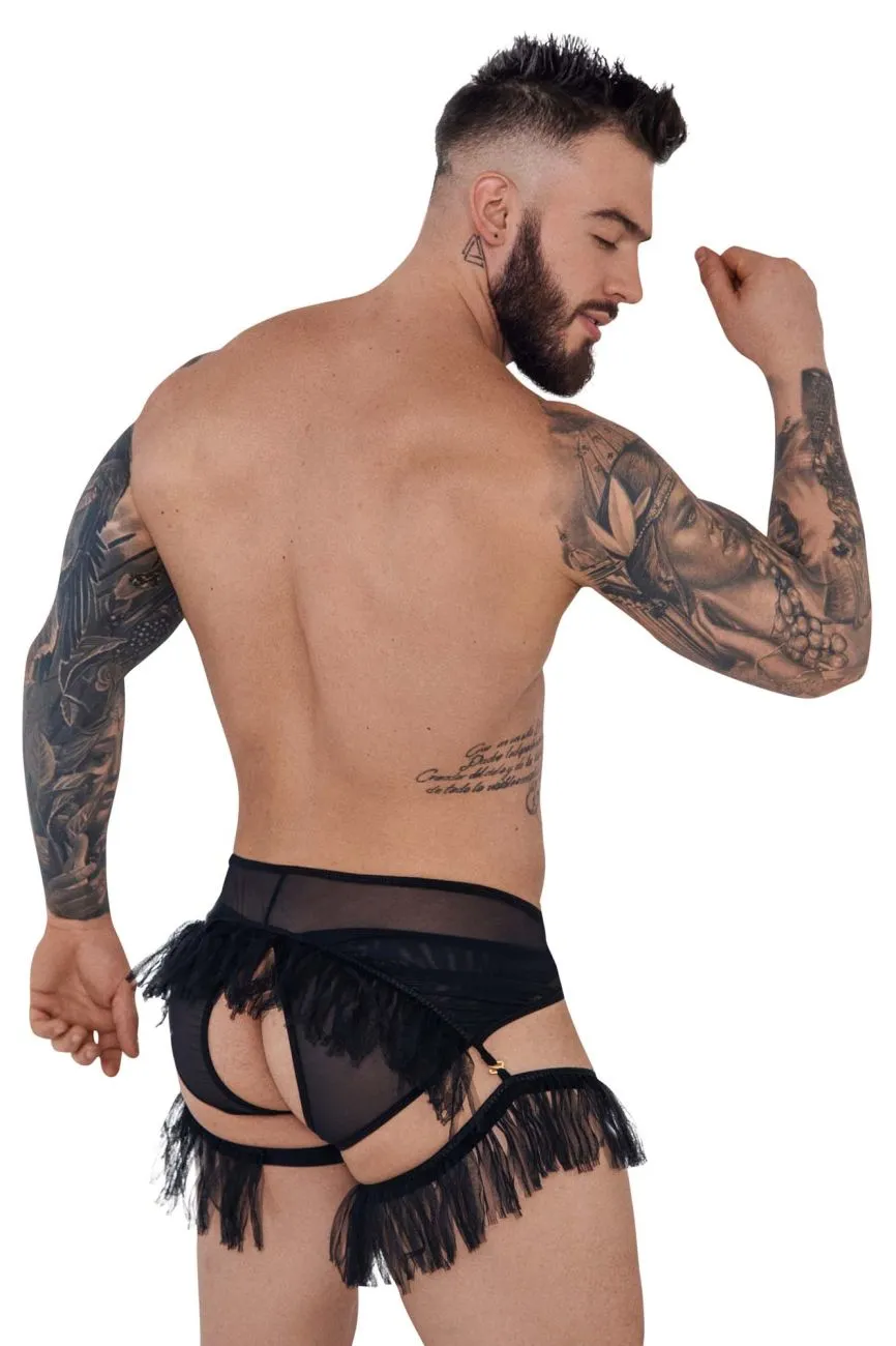 Bekleidung_Pikante_Herrenunterwäsche Pikante PIK 1294 Greenman Jockstrap Farbe Schwarz