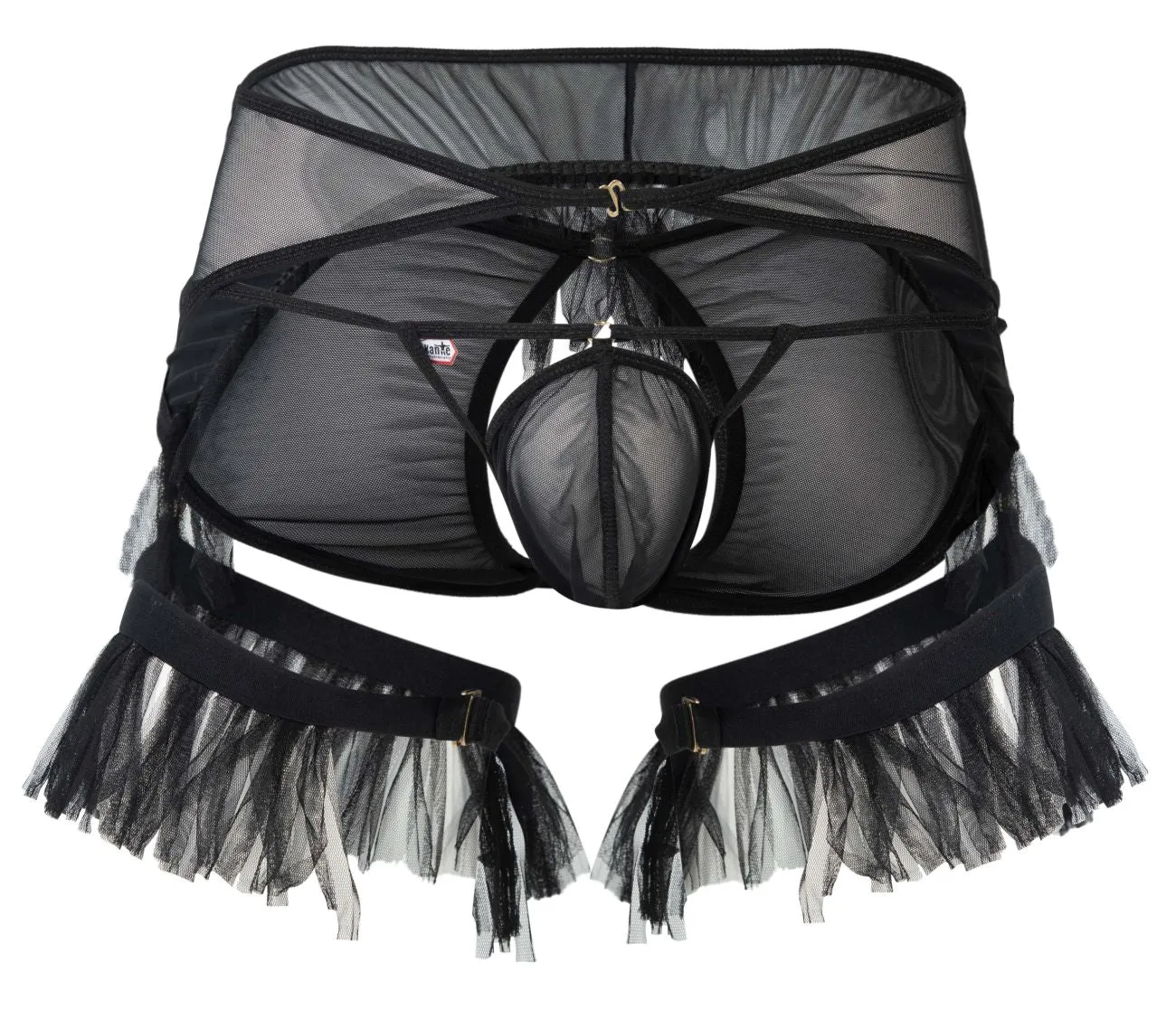 Bekleidung_Pikante_Herrenunterwäsche Pikante PIK 1294 Greenman Jockstrap Farbe Schwarz