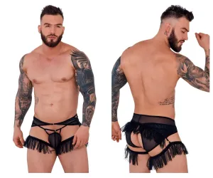 Clothing_Pikante_Mens Underwear Pikante PIK 1294 Greenman Jockstrap Color Black
