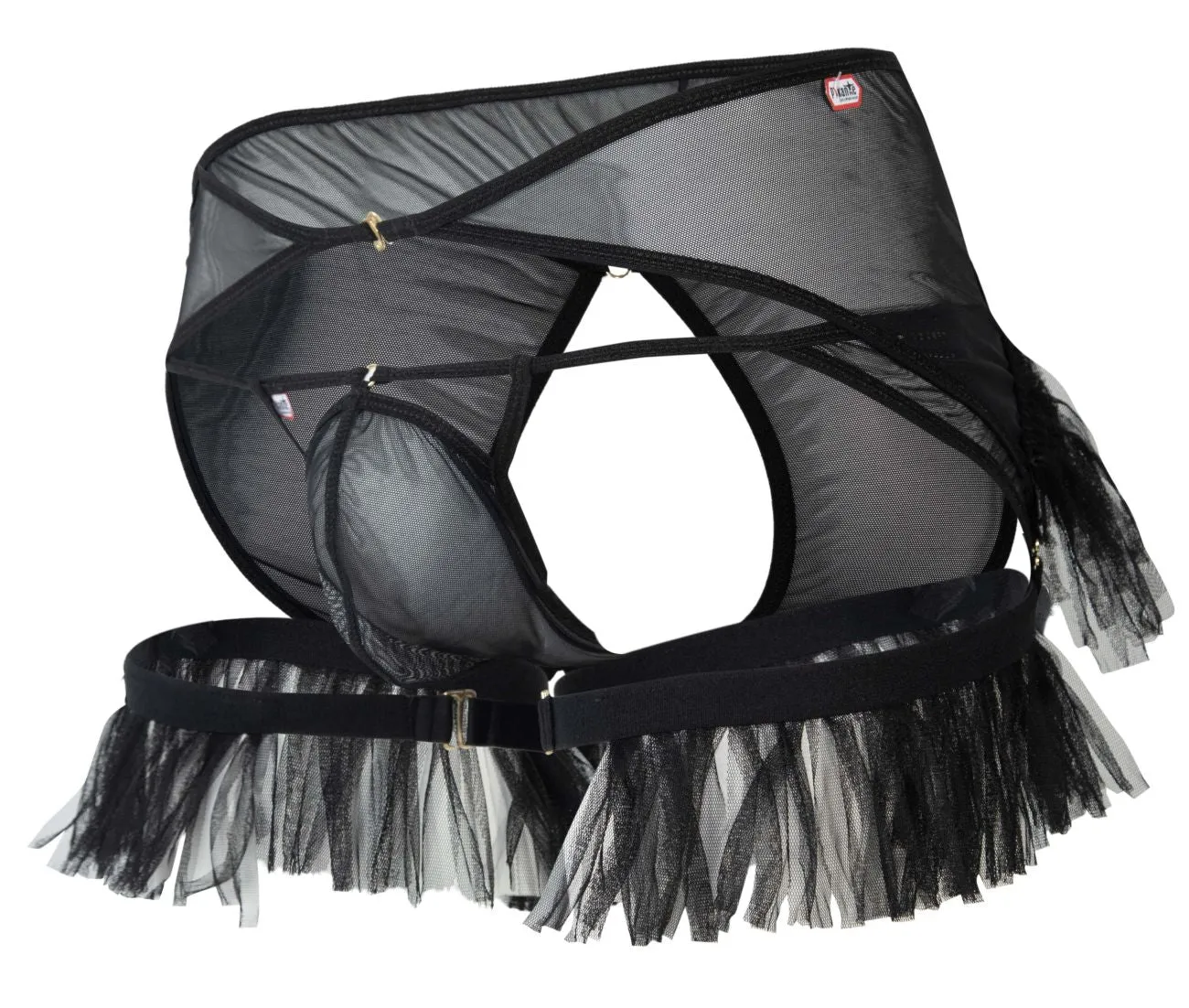 Bekleidung_Pikante_Herrenunterwäsche Pikante PIK 1294 Greenman Jockstrap Farbe Schwarz