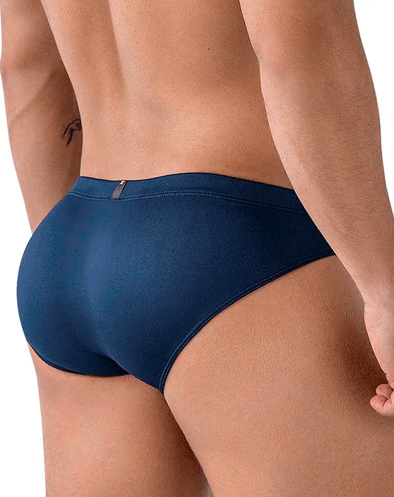 Clothing_Xtremen_Herrenunterwäsche Xtremen 91207b Mikrofaser-Slip Marine