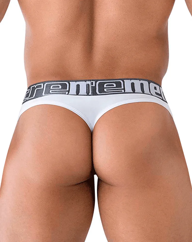 Clothing_Xtremen_Herrenunterwäsche Xtremen 91208b Mikrofaser Tangas Weiß