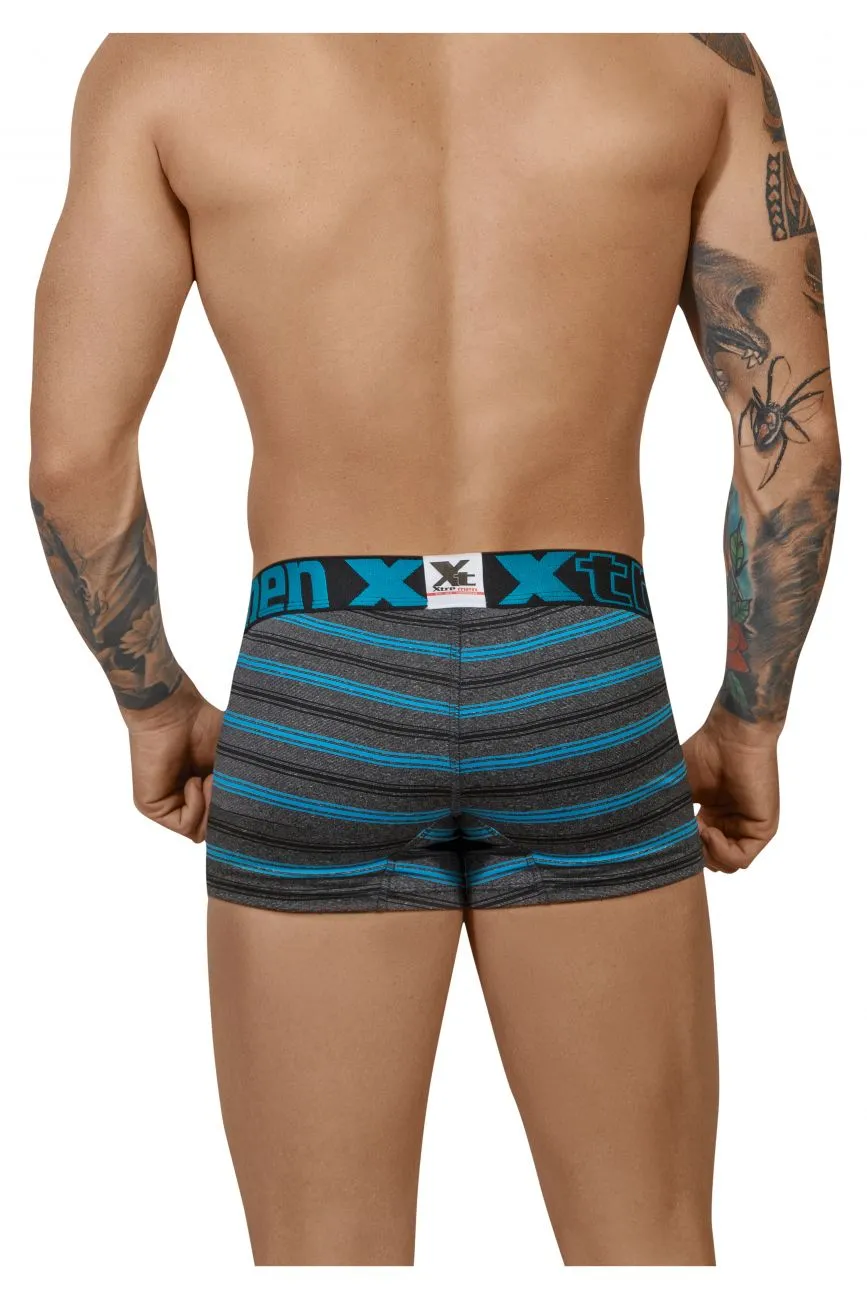 Clothing_Xtremen_Unterwäsche Xtremen 51453C Streifen Slip Farbe Türkis