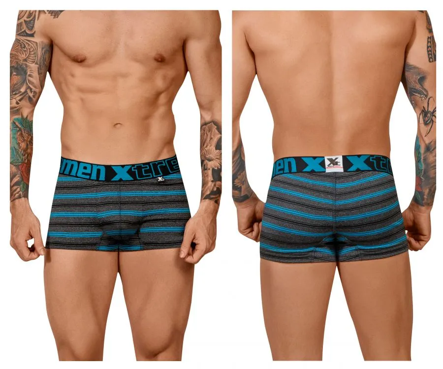 Clothing_Xtremen_Unterwäsche Xtremen 51453C Streifen Slip Farbe Türkis