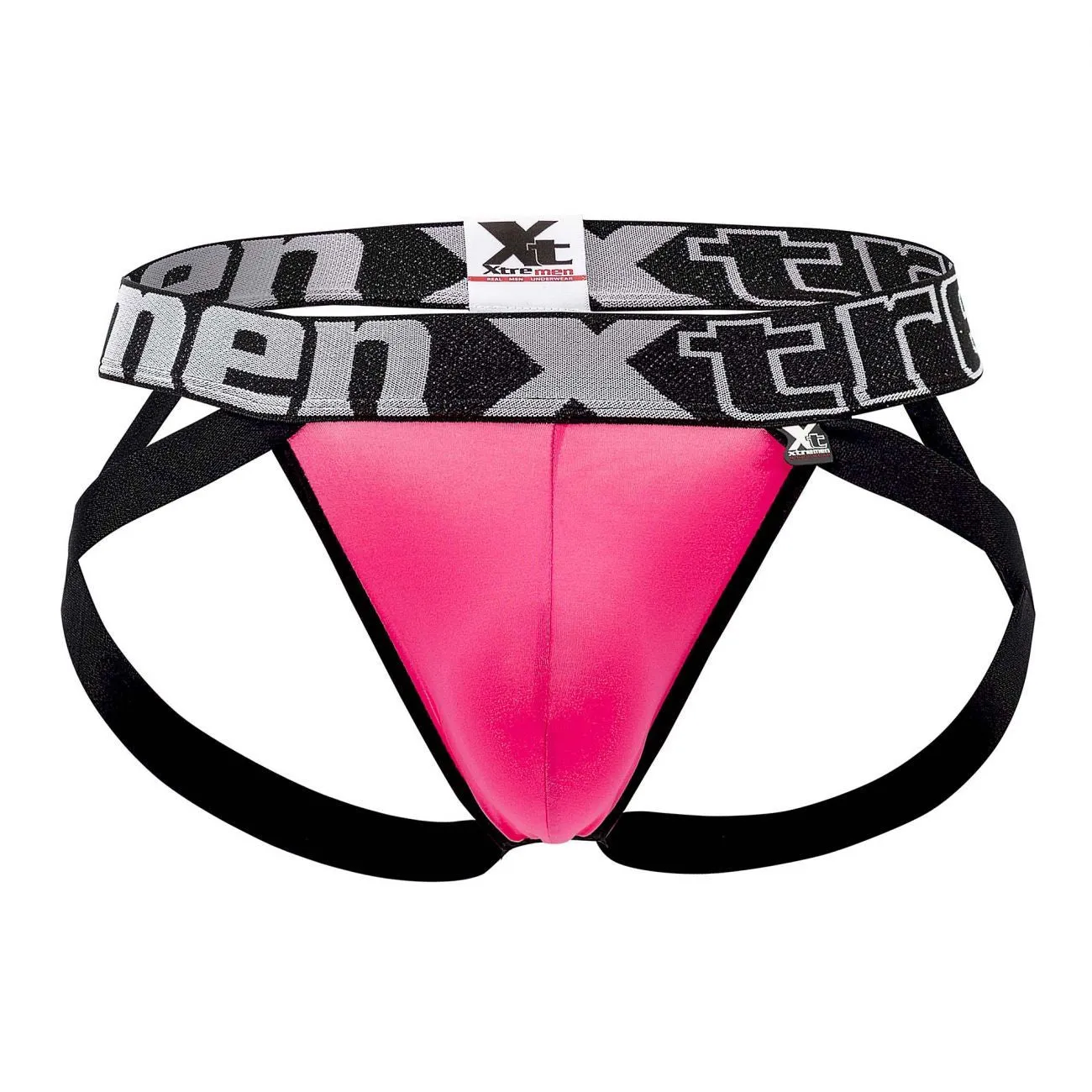 Clothing_Xtremen_Unterwäsche Xtremen 91054X-3 3er-Pack Jockstrap Farbe Petrol-Fuchsia-Petrol